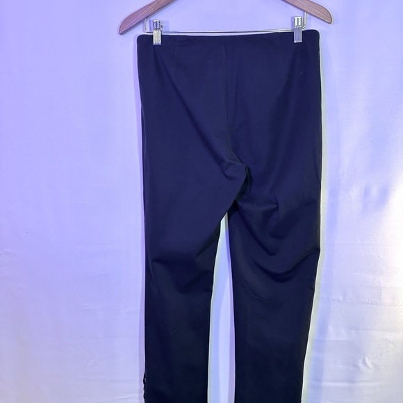 INC International Concepts Black Side Zipper Leg Lace Up Stretchy Pants Trousers - Picture 4 of 8